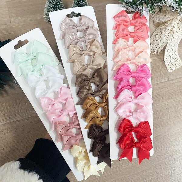 Lot de nœuds pour cheveux colorés