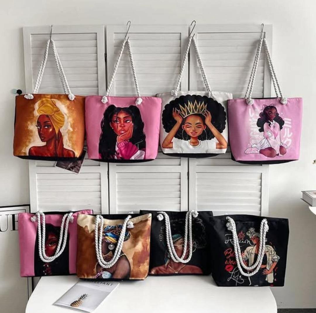 Sac à main illustré élégant