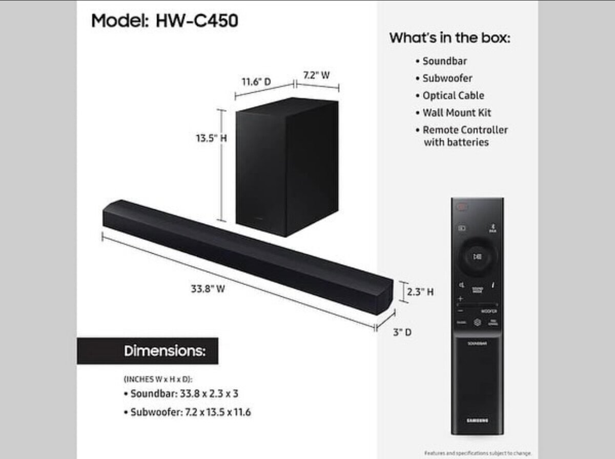 Global sound bar