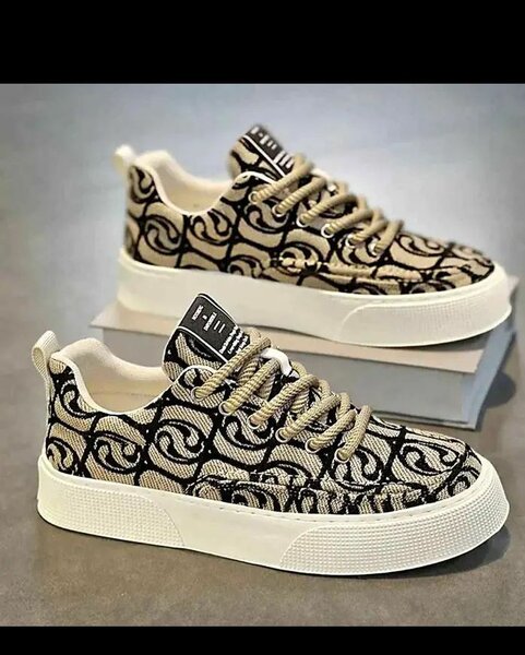 Baskets Unisex à Motif Rétro