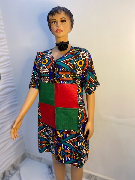 Ankara African Print Dress