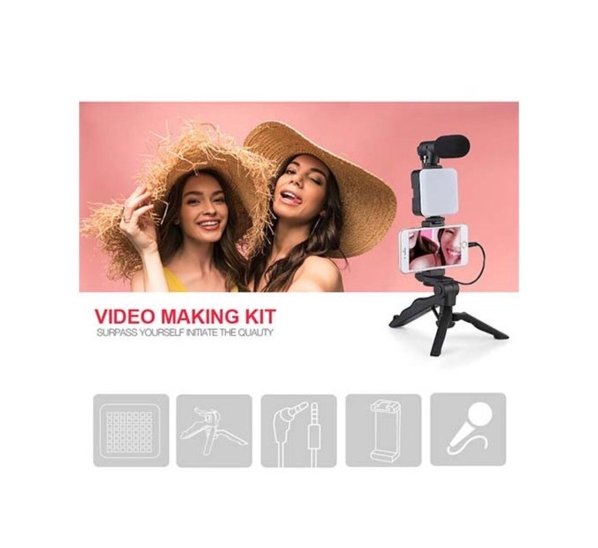 Handheld tripod set