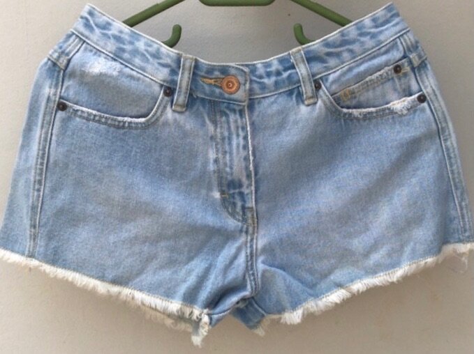 Short en jean décontracté