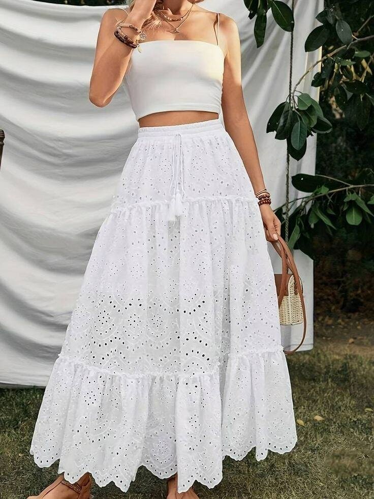 Jupe longue bohème femme