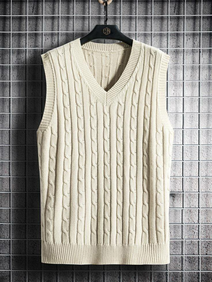 Gilet sans manches en tricot élégant
