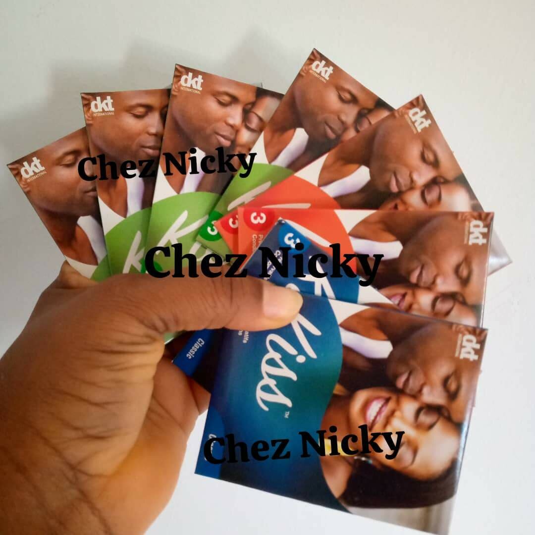 Lot de 24 préservatifs kiss