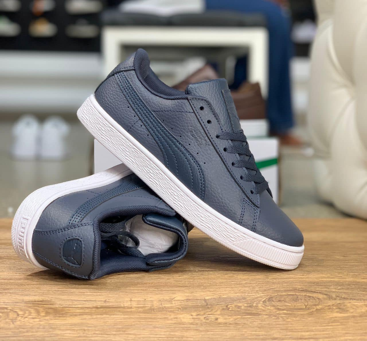 Puma leather 