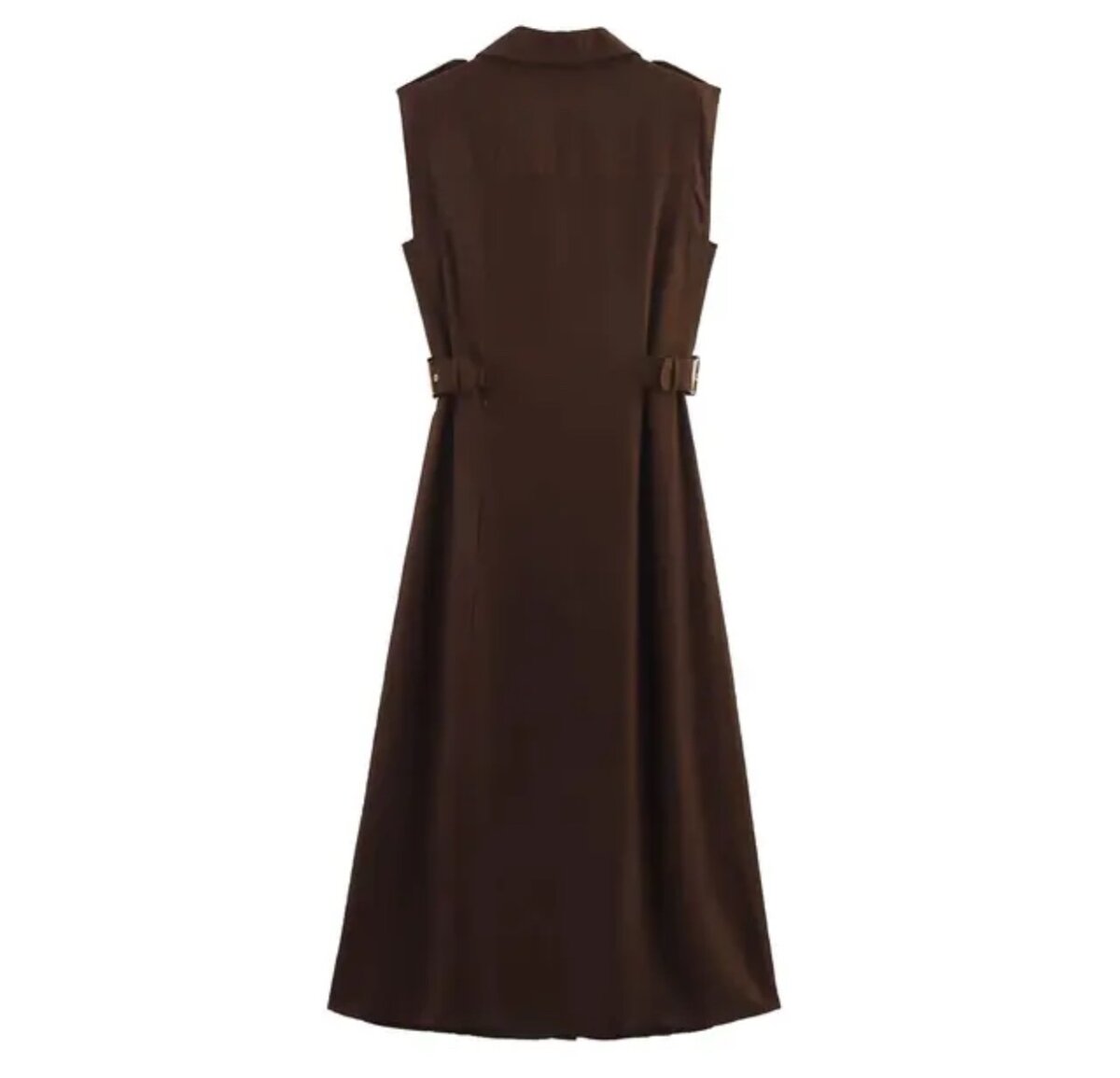 Robe sans manches élégante femme