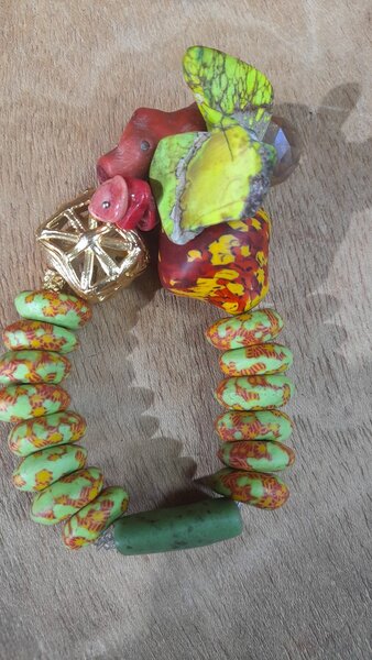 beaded bracelet