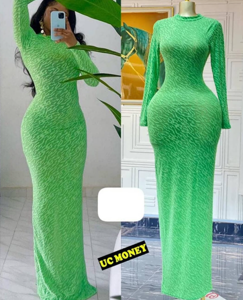Tight dress green