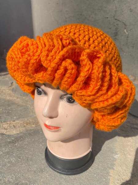 Ruffle hat