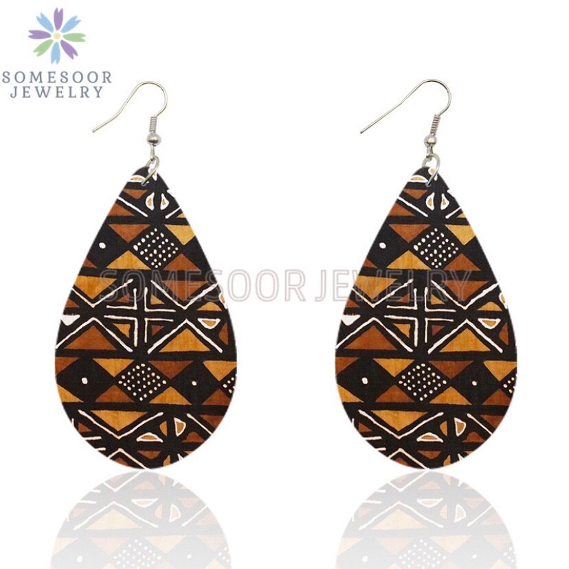Boucle Africaine avec des jolies motifs pagne