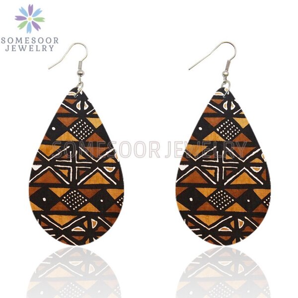 Boucle Africaine avec des jolies motifs pagne