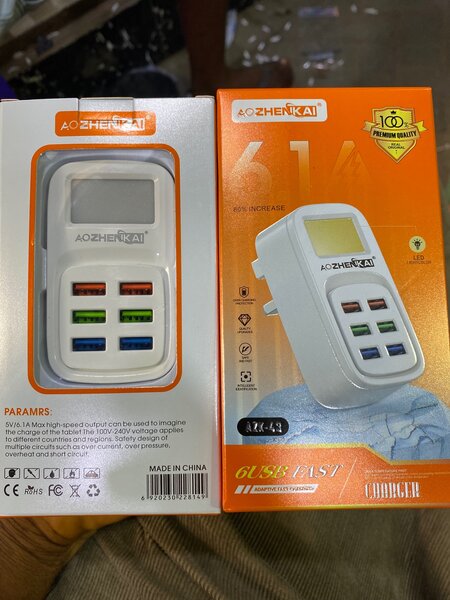 Six USB charger