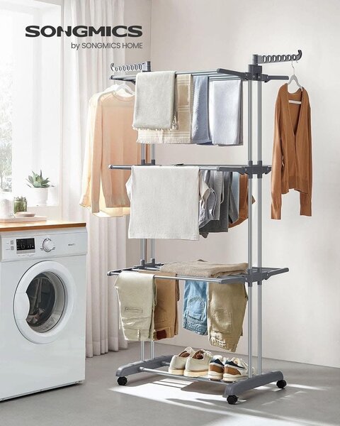 Séchoir à linge pliable robuste