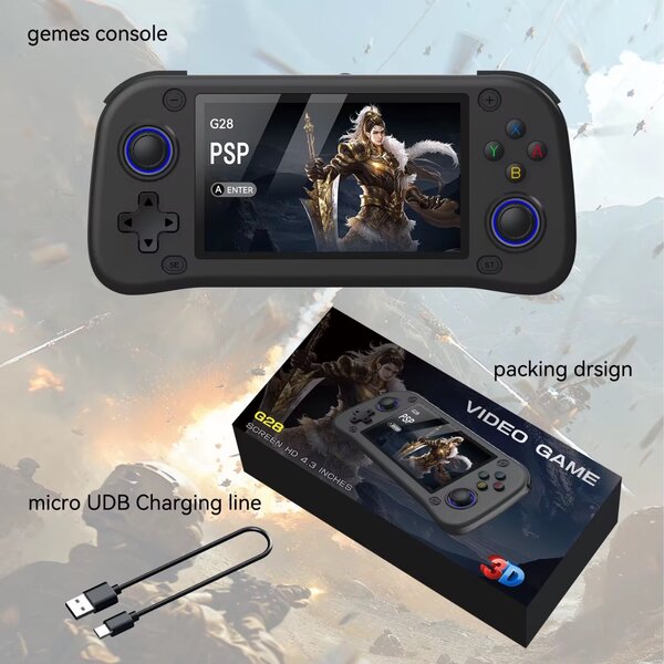 Console portable HD 4.3 pouces