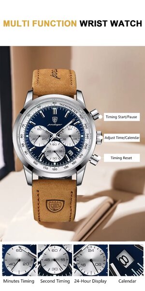 Poedagar Luxury Mens Watch