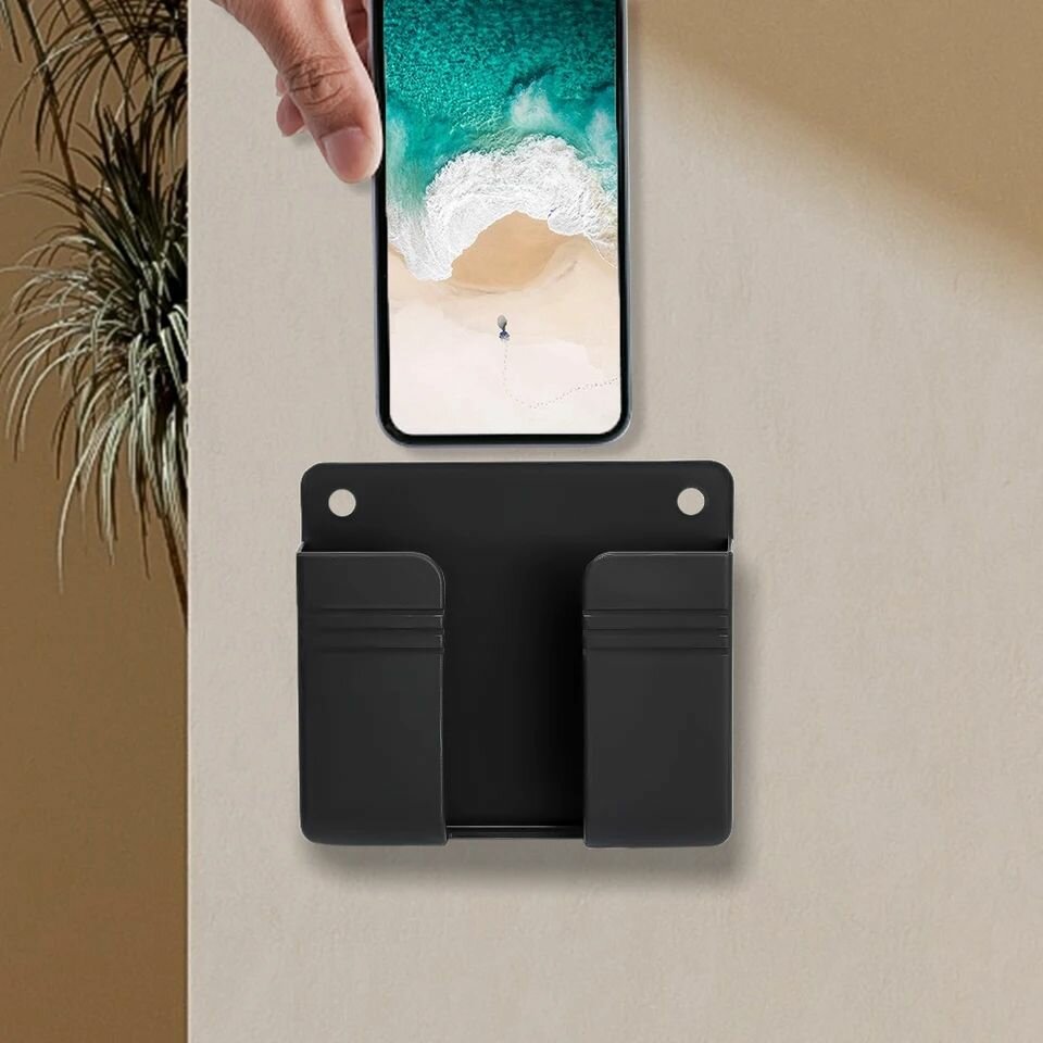 Support mural multifonction pour téléphone portable