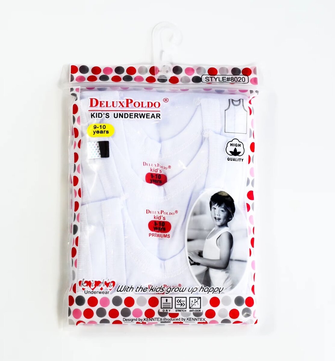 Débardeur Enfant Coton Blanc