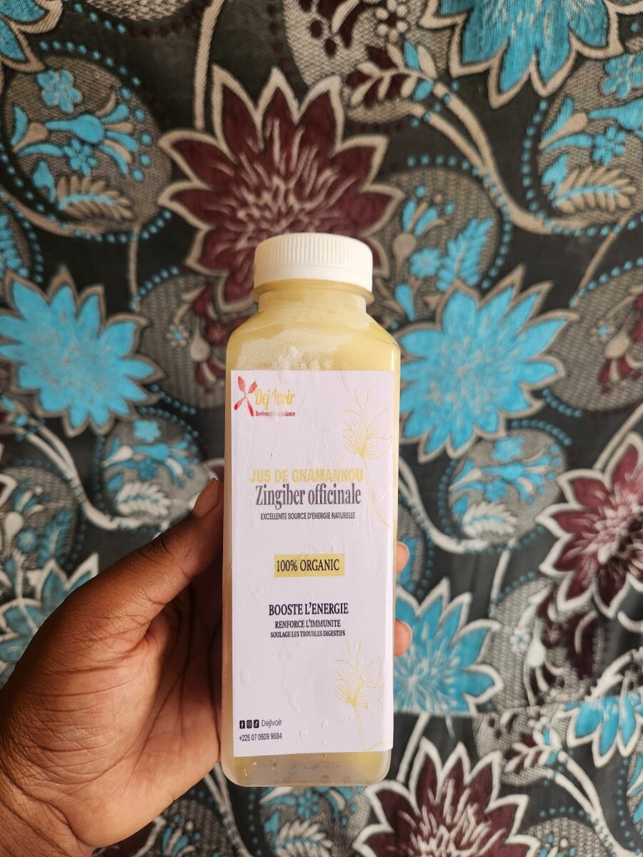 Jus de Gingembre Bio Énergisant