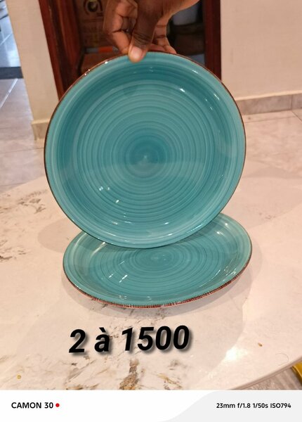 Assiettes Céramiques Colorées