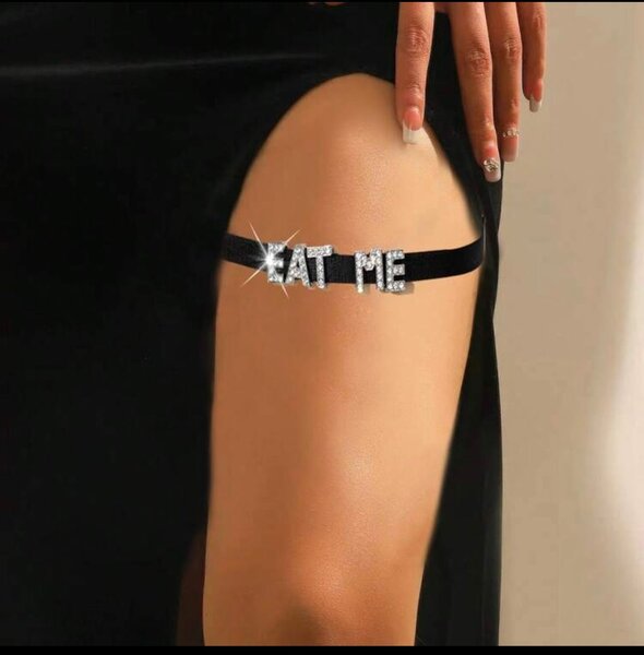 Jarretière sexy étincelante