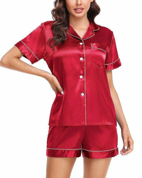 Silky nightwear