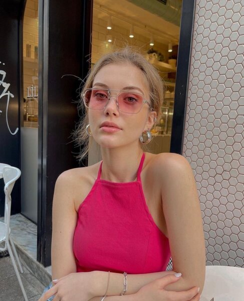 Lunettes de Soleil Roses Tendance