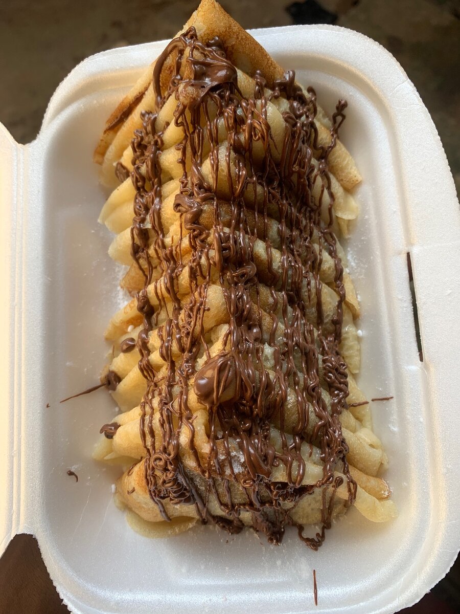 Crêpes banane chocolat