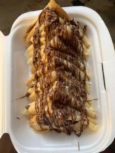 Crêpes banane chocolat