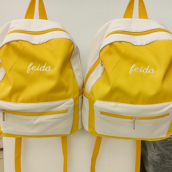 Sac à dos jaune Feida