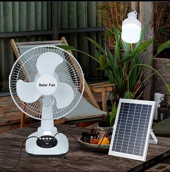 Ventilateur Solaire Portable a