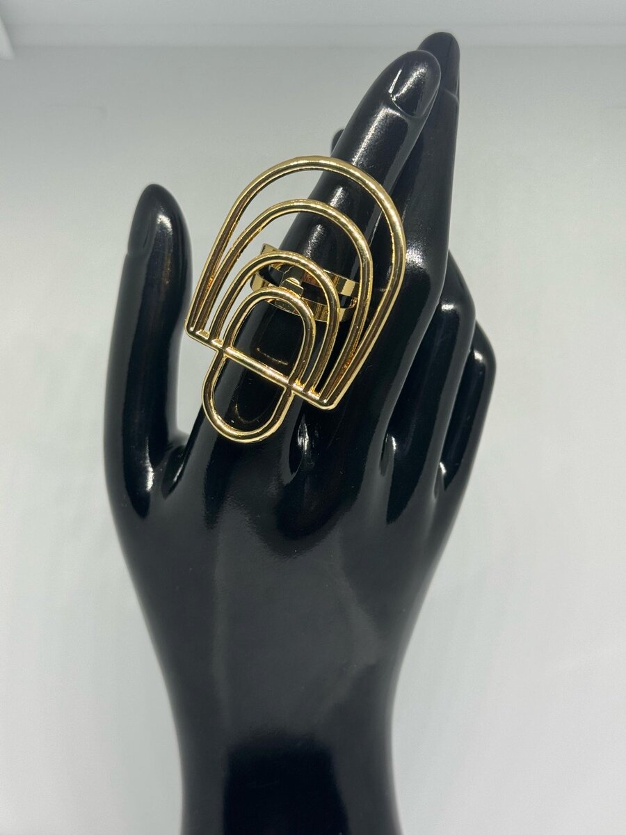 Bague or plaque