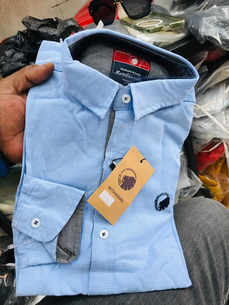 Chemise bleu