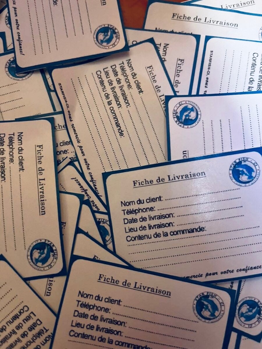Fiches de Livraison Personnalisées