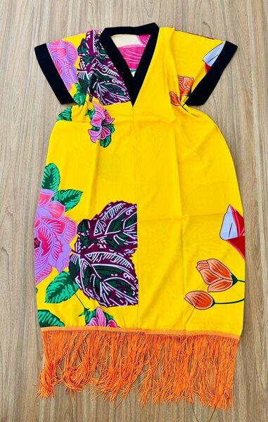 Fringe bubu dress