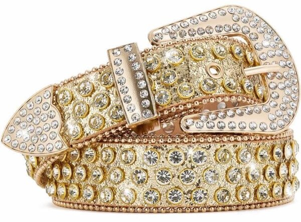 Ceinture Strass Étincelante Mode