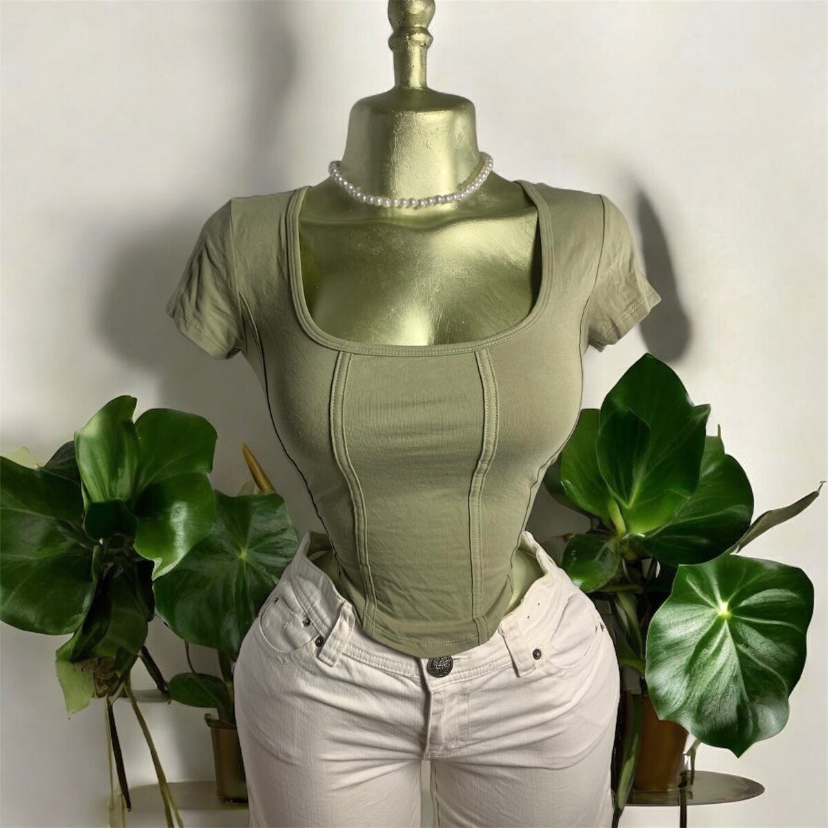 Top femme ajusté moderne