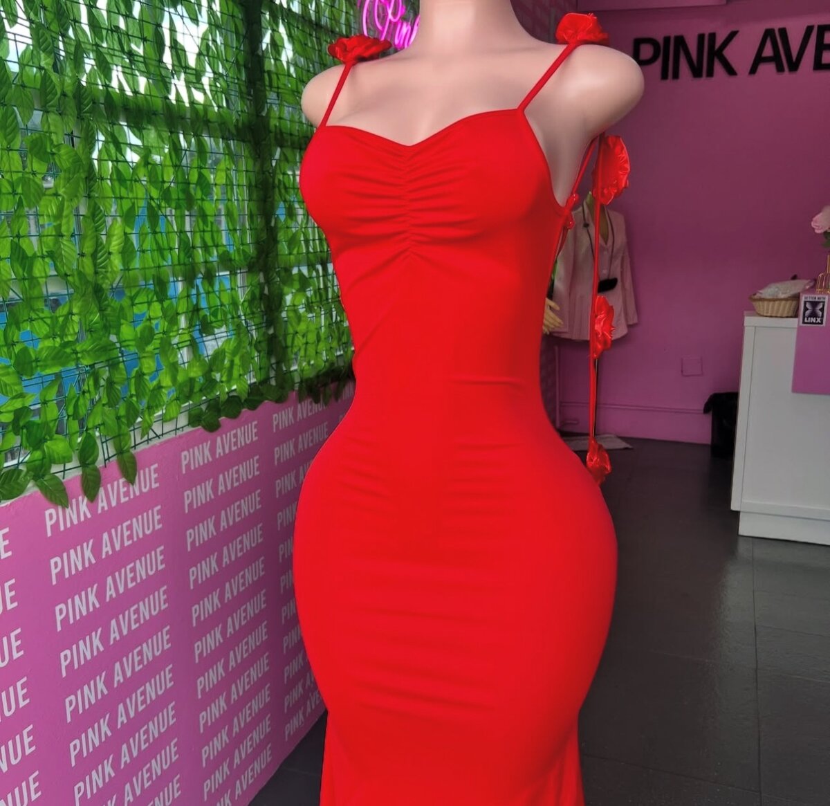 Red dress