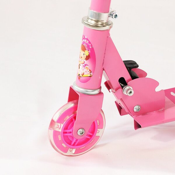 Trottinette Enfant Rose Pliable