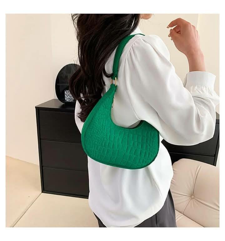 mini hand bags green