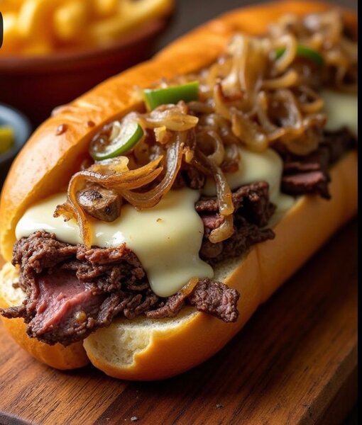 Délicieux Sandwich Philly Cheesesteak