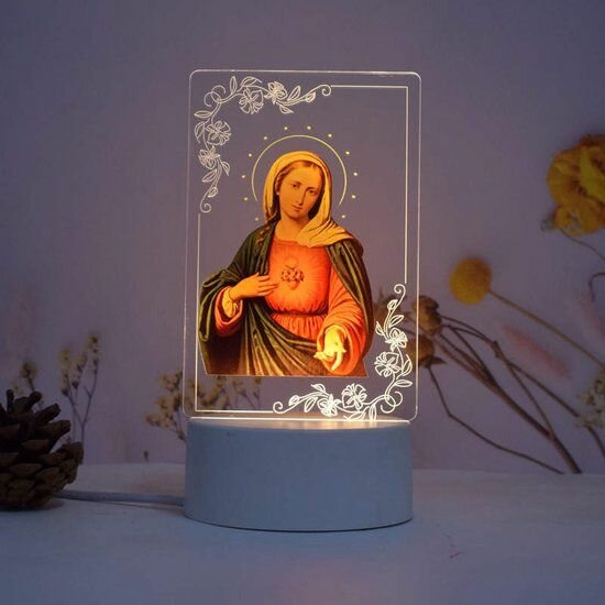 Lampe LED Design Religieux