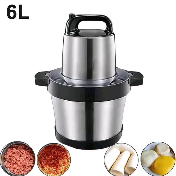 Hachoir Électrique 6L Inox