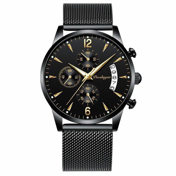Montre Poedagar fond noir