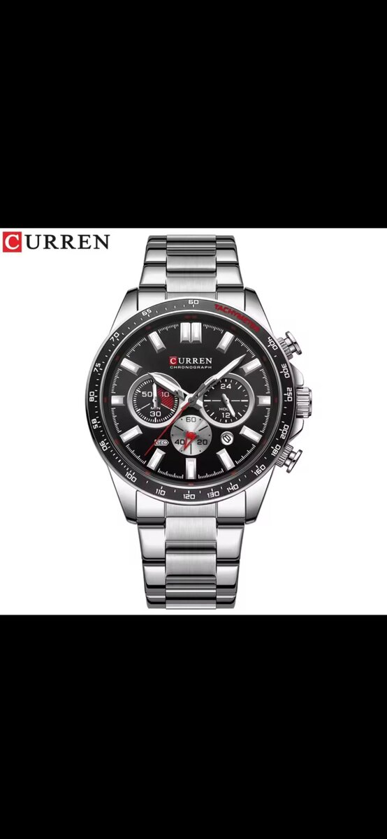 Montre Chronographe Homme Acier