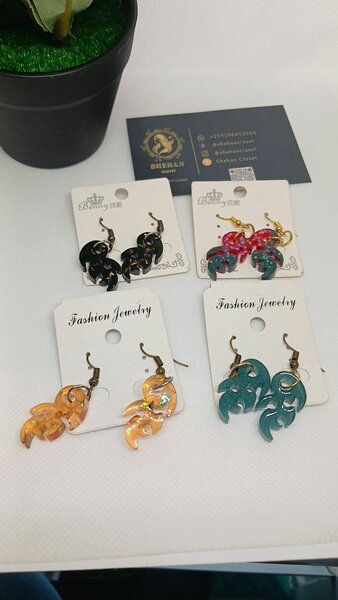 Resin earrings