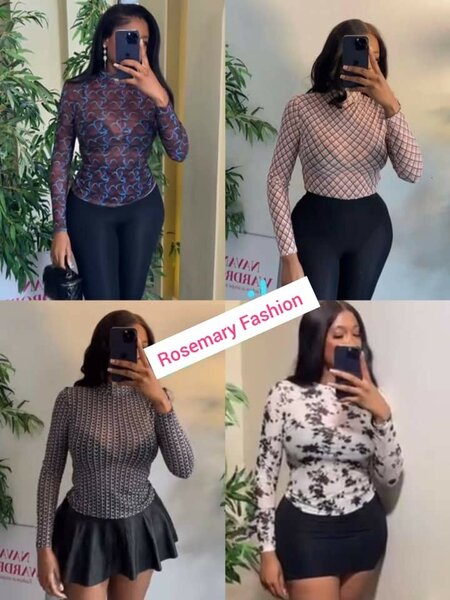 Ladies mesh tops