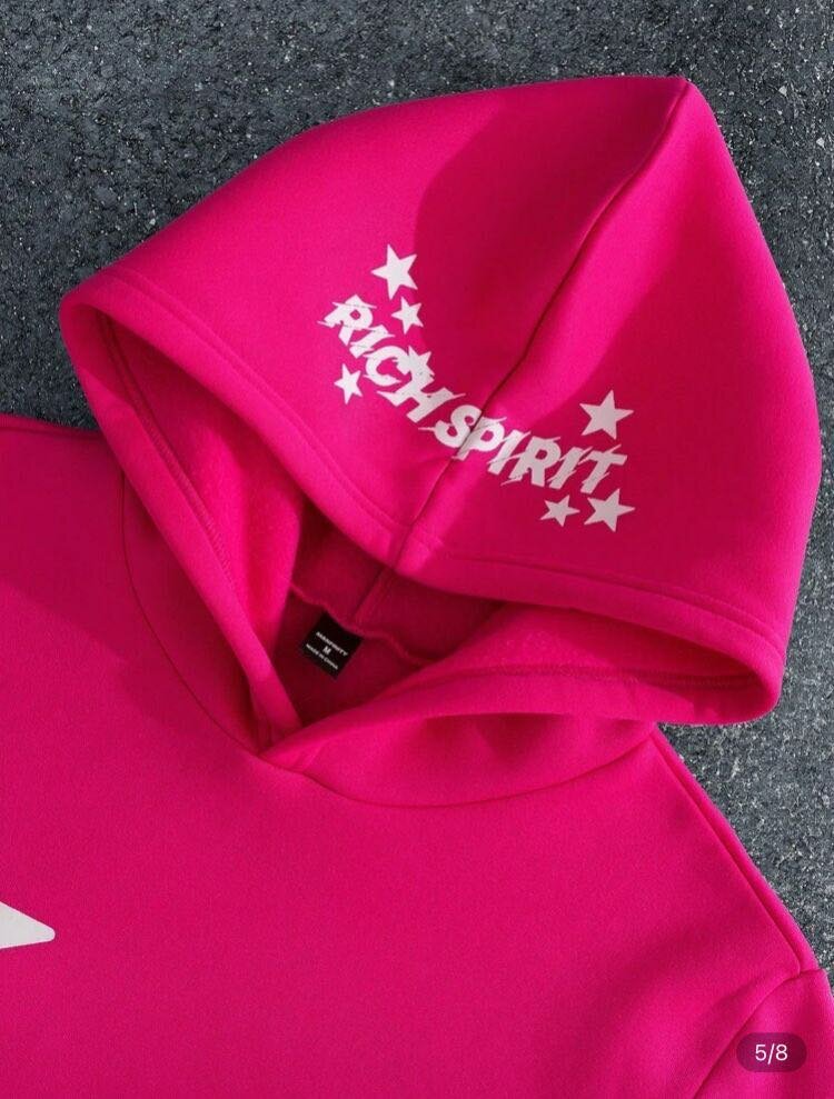 Pull over rose étoilé