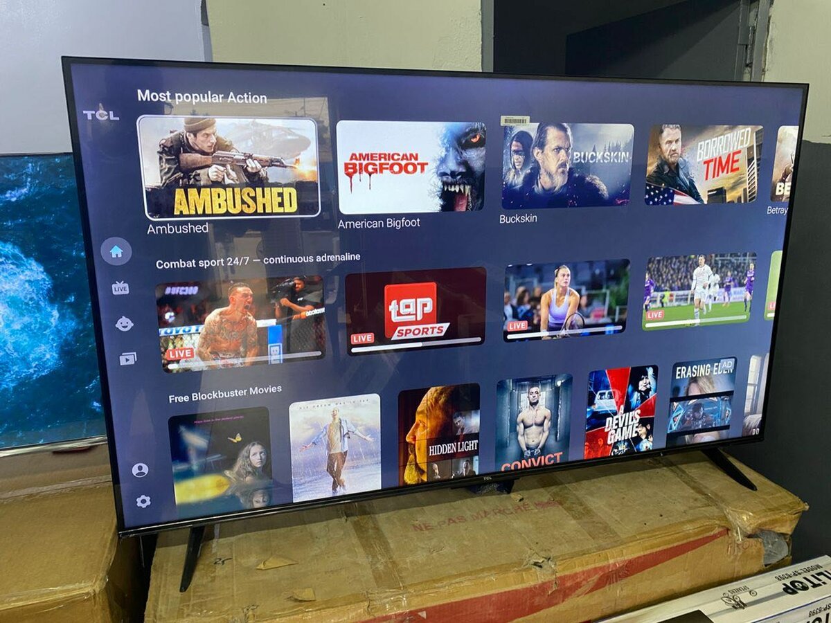 Télévision TCL LED 4K 55 pouces